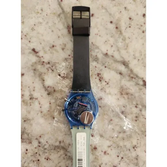 Vintage Swatch Loomi watch "Bleep" GN904. Rare working Loomi backlight. New - Picture 10 of 13
